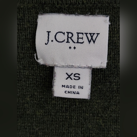 J.Crew Green Vanessa Sweater Jacket Size XS - Picture 4 of 10